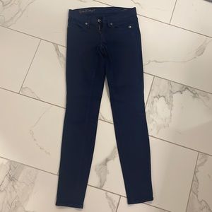 Lilly Pulitzer South Ocean Skinny Blue Colored Jeans